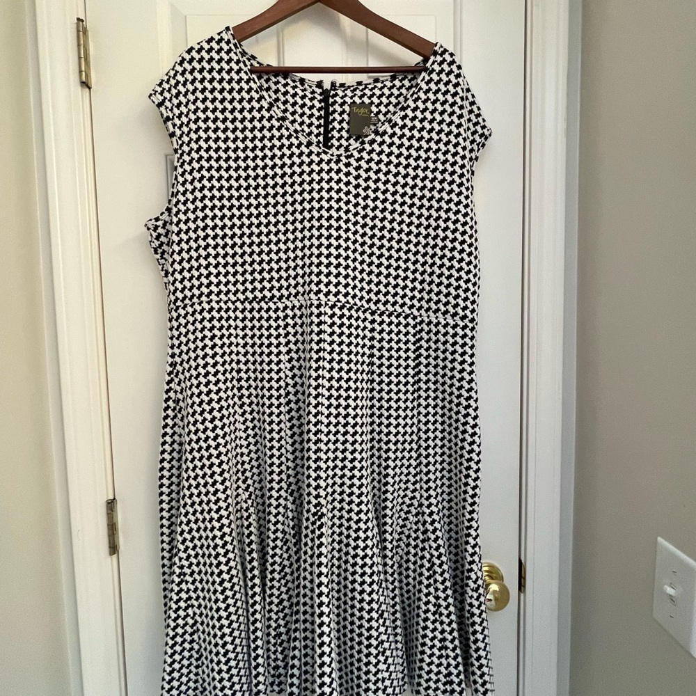 Fit and Flared Taylor knit dress